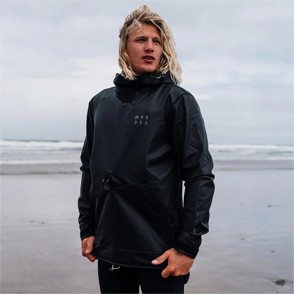 2026 Mystic Mens Storm Softshell Hoodie 35017.230350 - Black